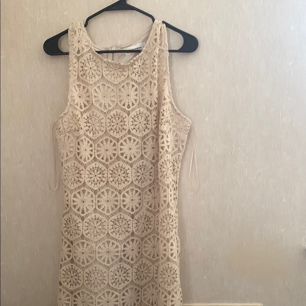 Lucky Brand Cream Mini Dress